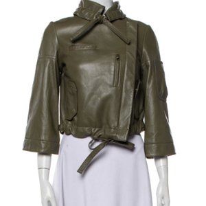 YAYA AFLALO Leather Biker Jacket New W Tag